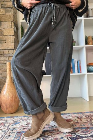 Stanley Baby Cord Jogger Graphite /9=